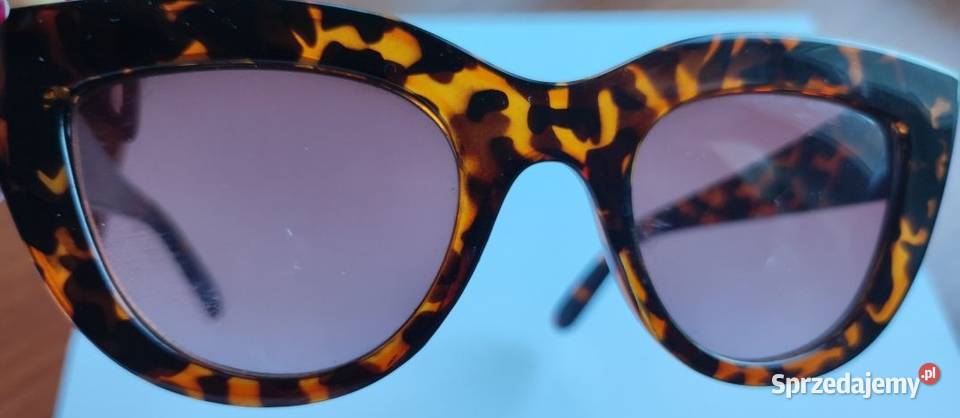 kocie panterki okulary słoneczne lata 60te Dla kobiet Kielce
