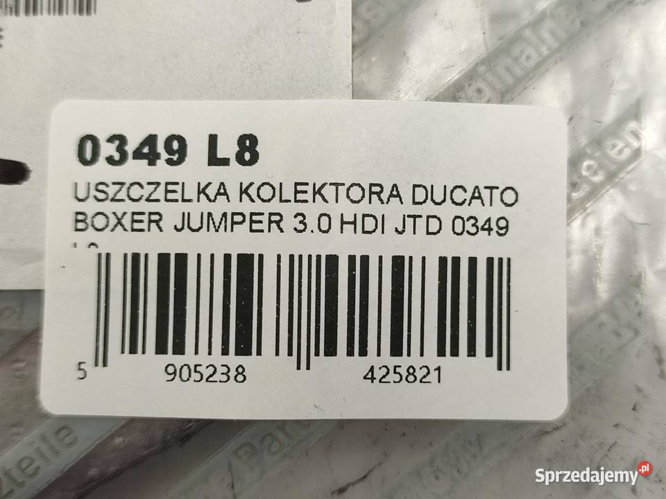 USZCZELKA KOLEKTORA CITROEN JUMPER II 30 HDI