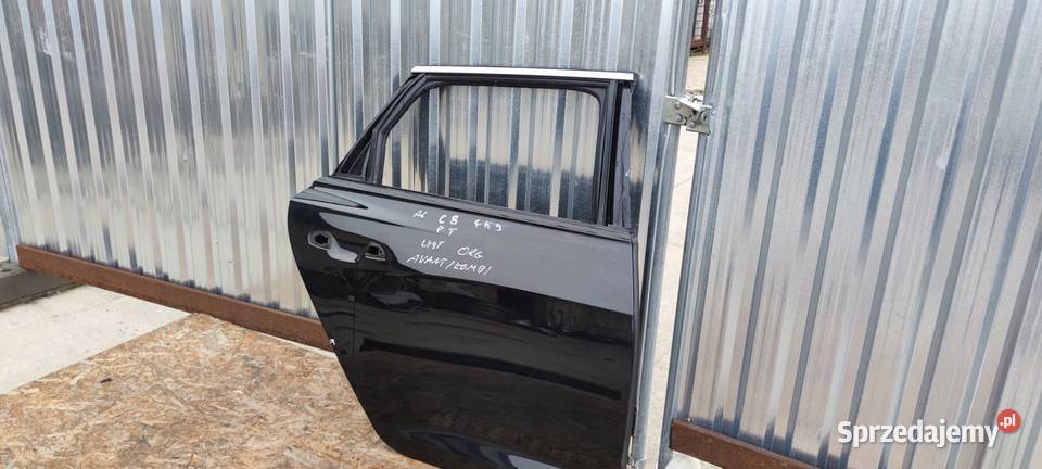 DRZWI PRAWY TYŁ AUDI A6 C8 LY9T AVANT KOMBI ORG Klamki Przystajń