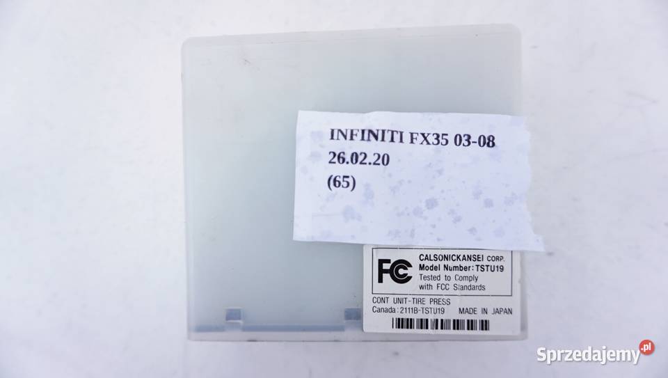 MODUŁ CIŚNIENIA OPON INFINITI FX35 FX45 0308