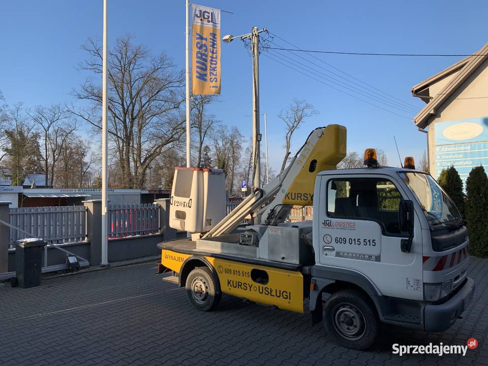 Podnośnik koszowy zwyżka Nissan Cabstar 10m z Tychy sprzedam
