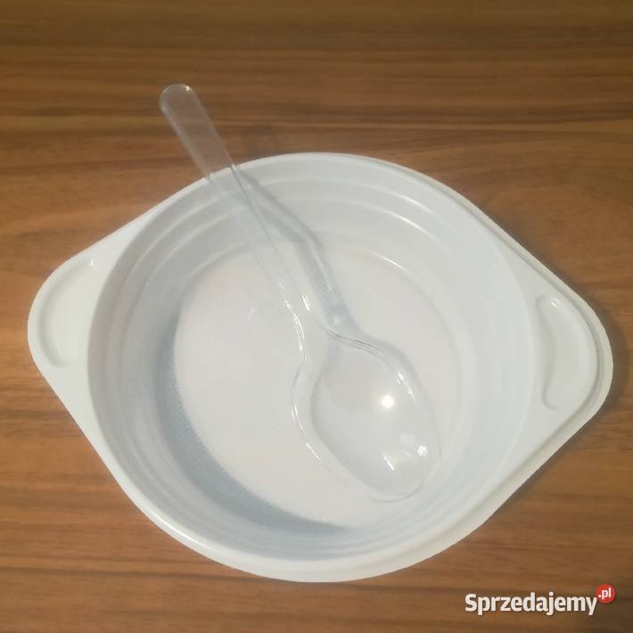 Zestaw jednorazowy flaczarka łyżka biała z Lublin