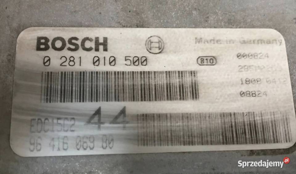 KOMPUTER STEROWNIK SILNIKA PEUGEOT 206 20 HDI świętokrzyskie Działoszyce