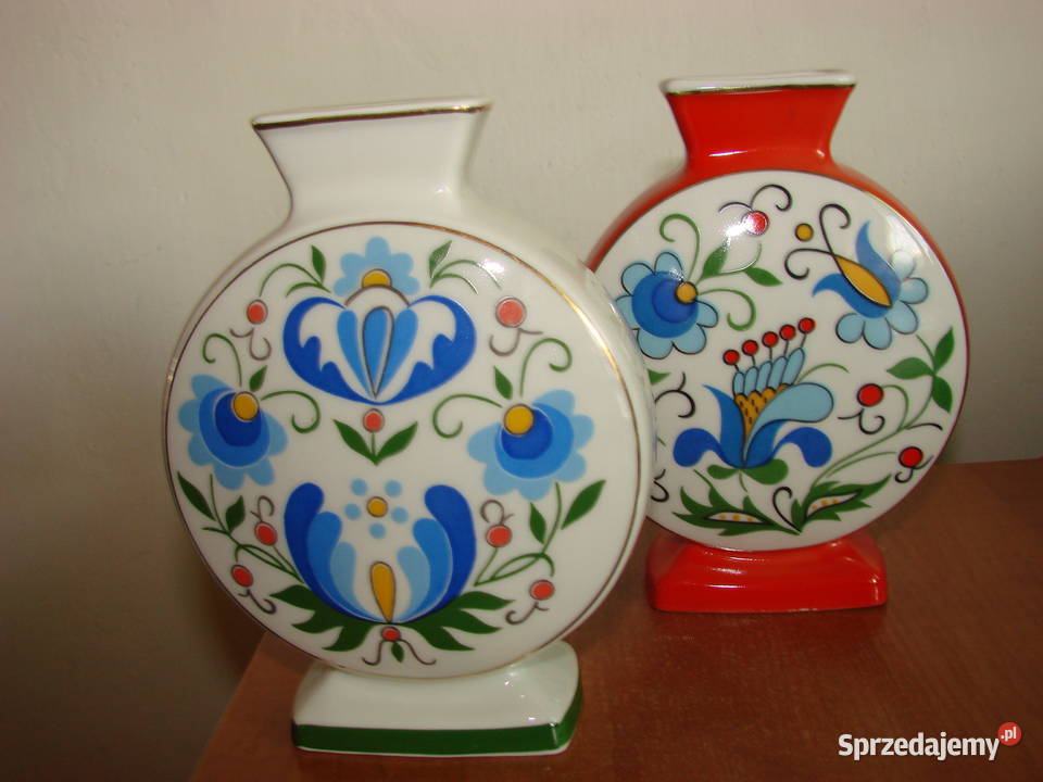 Lubiana wzór kaszubski wazonik Pruszcz Gdański