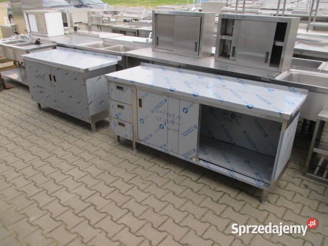 Stół Gastronomiczny Drzwi Suwane Szuflady wielkopolskie Ostrów Wielkopolski