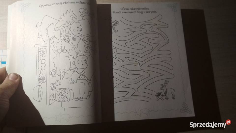 Kolorowanka Zimowe zadania do kolorowania Wieliczka