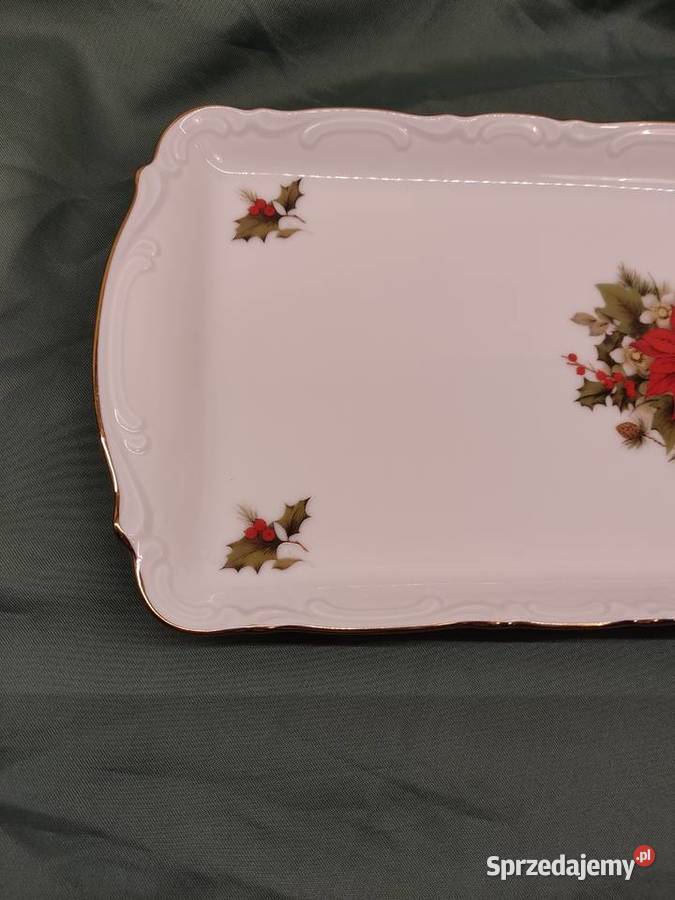 Talerz porcelanowy prostokątny Mitterteich Głuchołazy