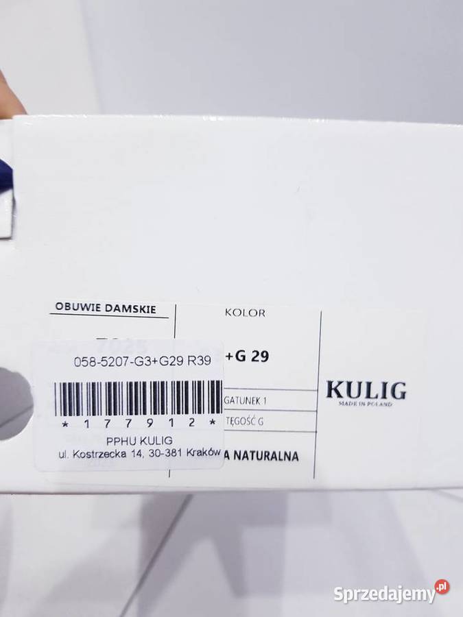 NOWE damskie mokasyny ze skóry naturalnej KULIG Dąbrowa Górnicza