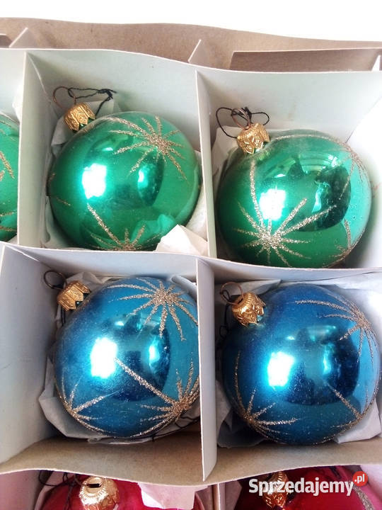 stare bombki vintage PRL Częstochowa