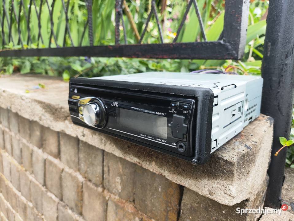 Radio samochodowe 1DIN JVC KDR411 CDMP3AUXUSB zdejmowany panel Niegowonice