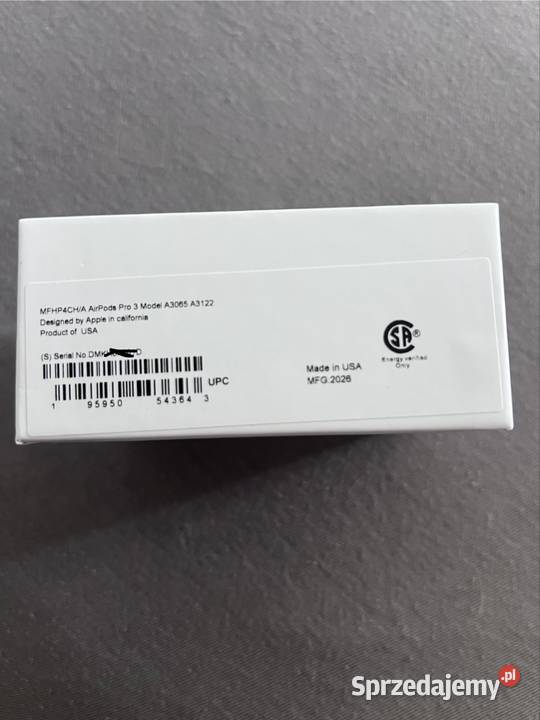Apple Airpods pro 3 Brzoskwinia