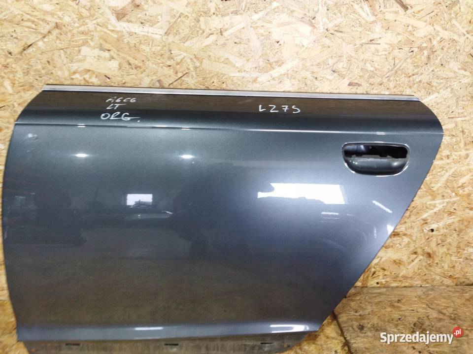 DRZWI LEWY TYŁ AUDI A6 C6 LZ7S ORYGINAŁ śląskie Przystajń