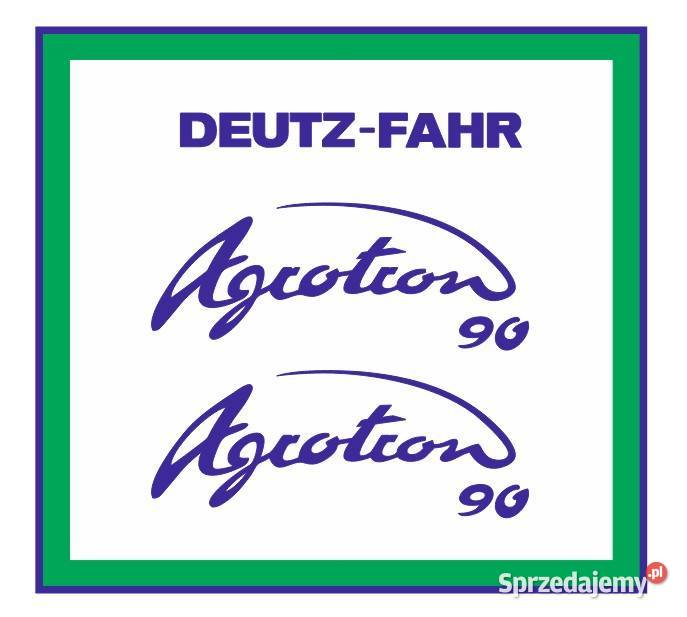 Naklejki DeutzFahr Agrotron 90 Ciągnik Traktor Pozostałe Pozostałe zachodniopomorskie Szczecin