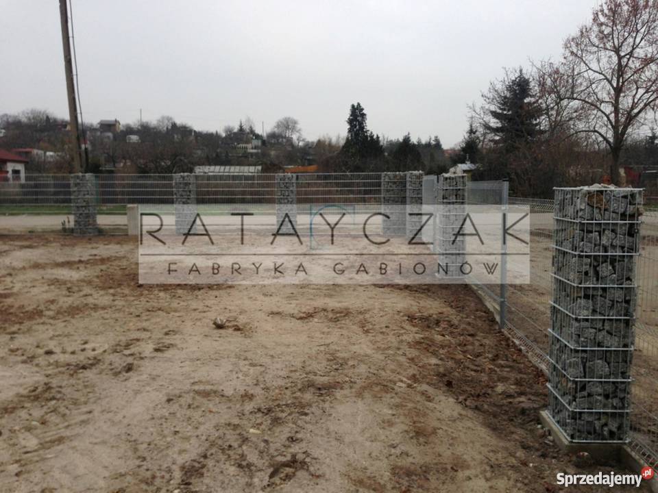Słupek wys 250m Słup Gabiony GABION GABIONOWY ocynk Ogrodzenia i bramy Toruń