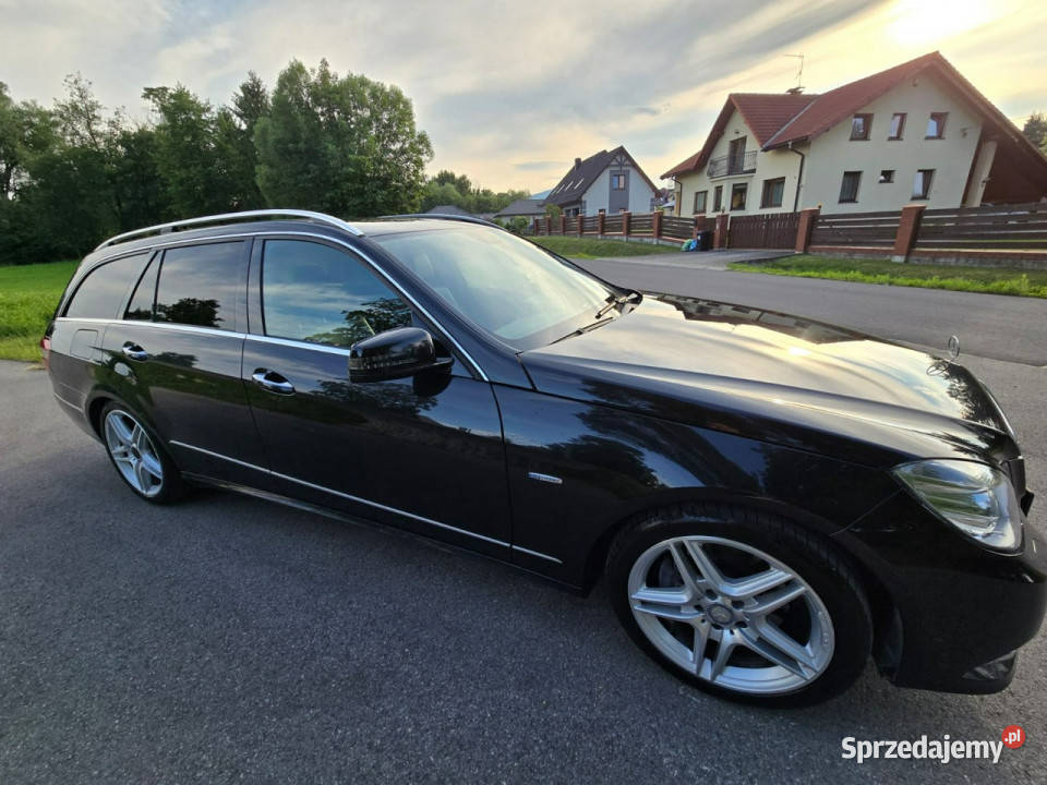 Mercedes E 220 E 2012 avantgarde SKÓRA nowy wspomaganie kierownicy Mercedes-Benz śląskie Łodygowice
