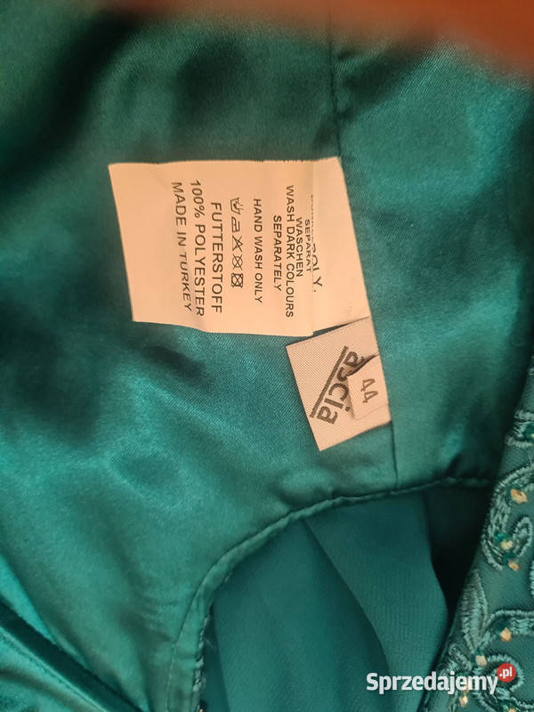 Szybka Wyprzedaż turkusowa wieczorowa sukienka śląskie Sosnowiec