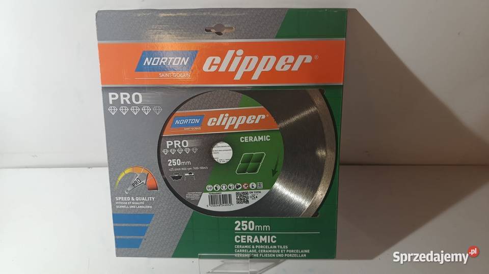 Tarcza diamentowa Norton Clipper PRO CERAMIC Katowice