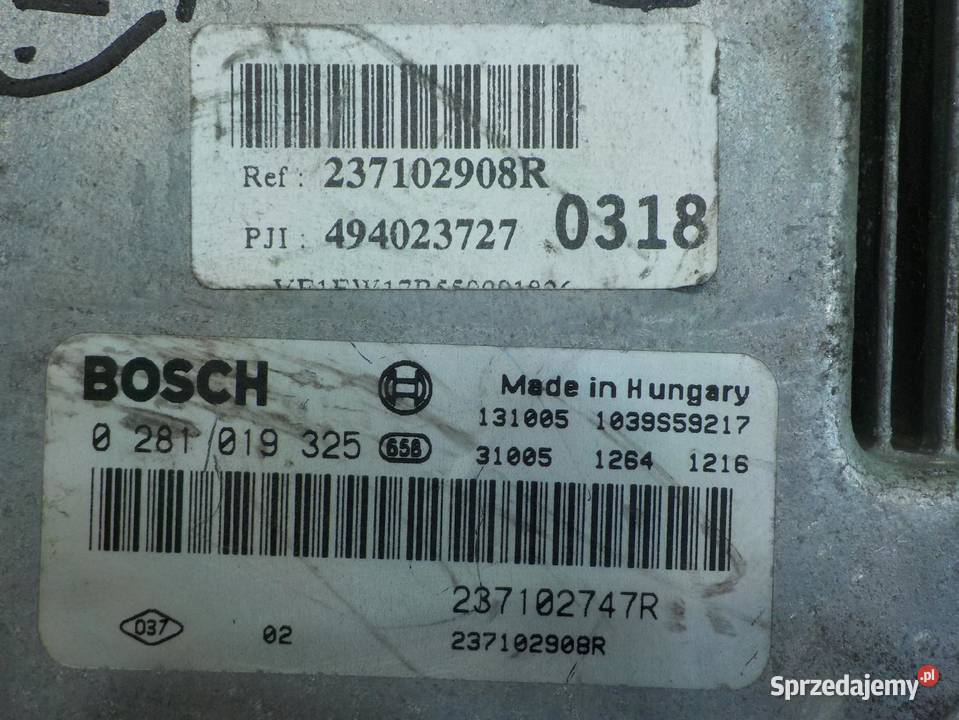 ALFA ROMEO GIULIETTA 14 TB HB 5D sterownik Suków