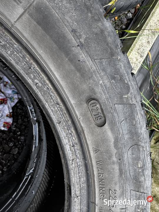 Opony 2255017 dot 2019 17cale śląskie Iłownica sprzedam