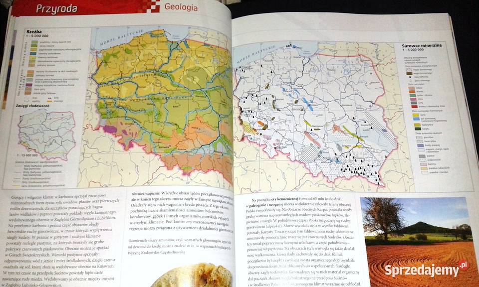 Szkolny atlas Polski ponad 590 ilustracji lubelskie