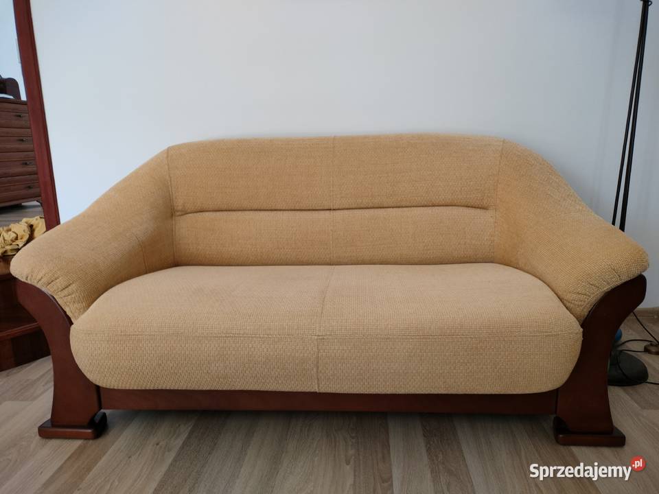 Sprzedam sofę dwuosobową z funkcją spania Sofy i kanapy śląskie Jaworze sprzedam