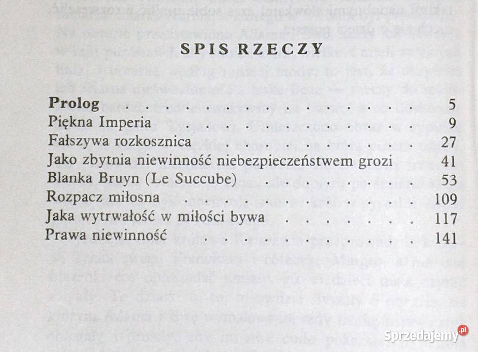 Opowiastki jurne Honor Balzac Rok wydania 1989 Chełm sprzedam
