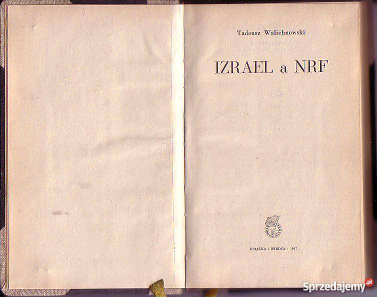 6833 IZRAEL A NRF TADEUSZ WALICHNOWSKI małopolskie