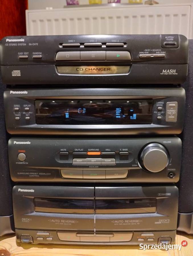 Wieża Panasonic SACH72 CD radio magnetofon Warszawa