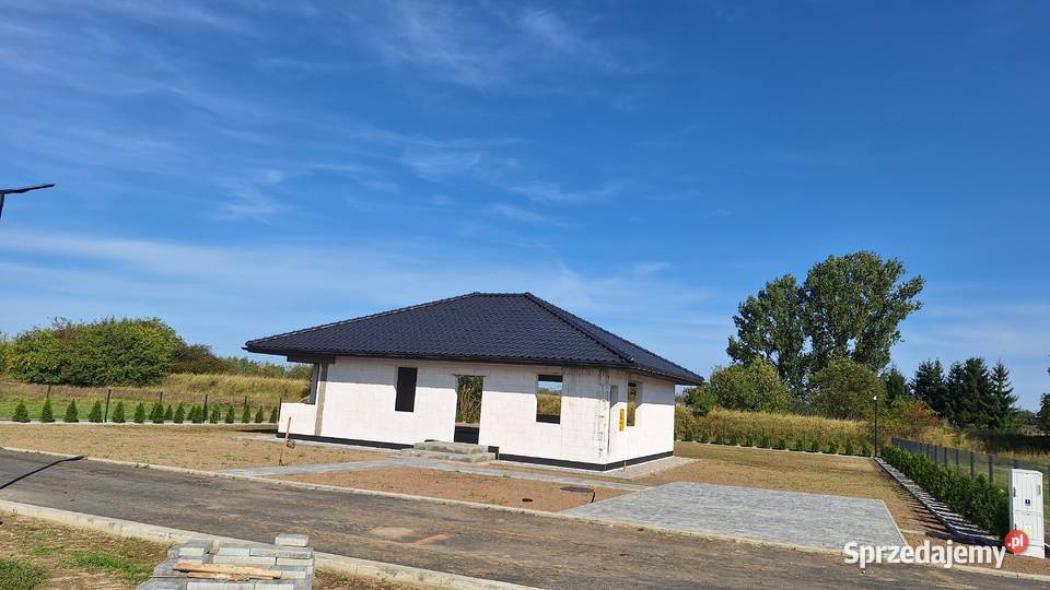 Nowy dom parterowy 105m2 na zamkniętym osiedlu Myślibórz