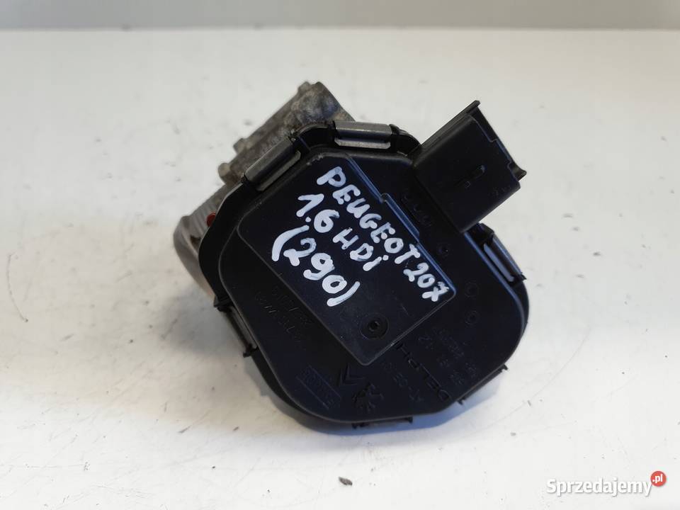 PRZEPUSTNICA Peugeot 207 16 HDI 9673534480 Silniki i osprzęt