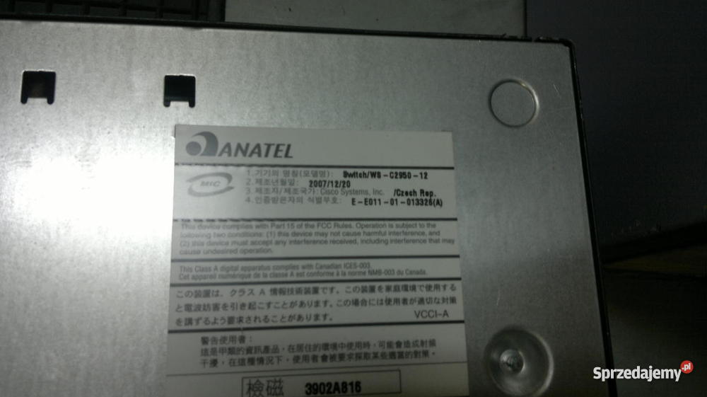Cisco Catalyst 2950 SWITCH WS C295012 małopolskie Kraków