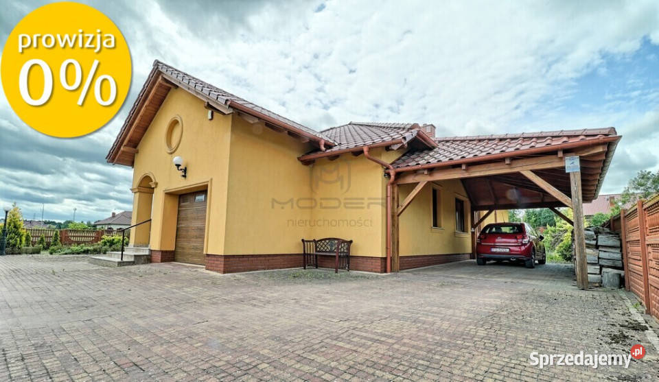 Elegancki dom parterowy na osiedlu Piaski 0 Gorzów Wielkopolski