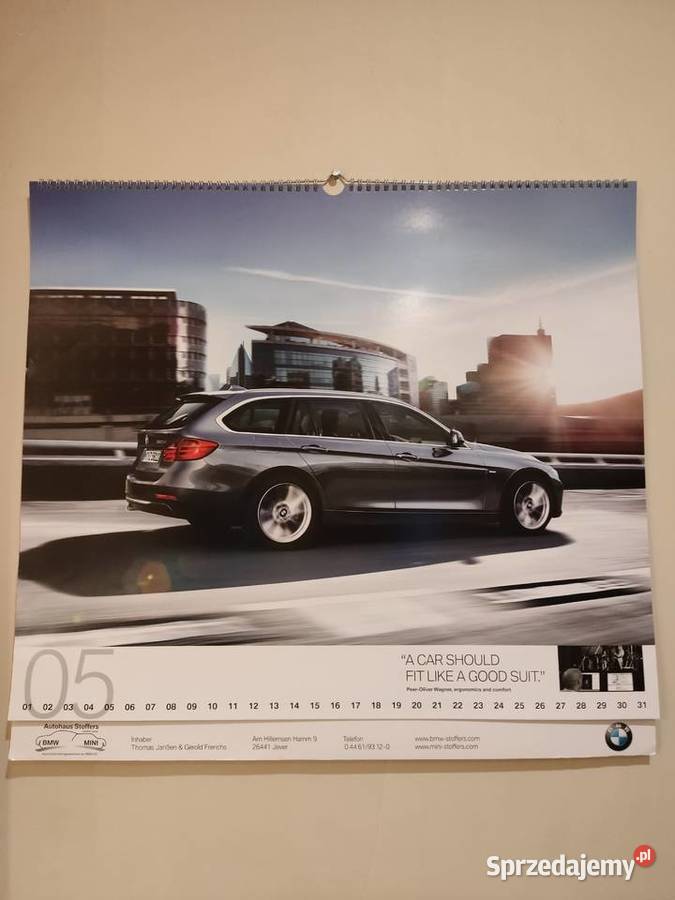 Kalendarz BMW 2013 58 x 54 Głuchołazy