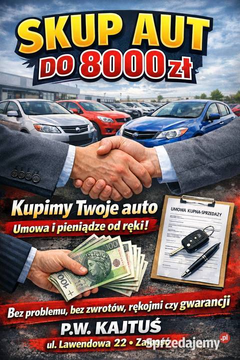SKUP AUT Gotówkę do 8000 lubelskie Zamość