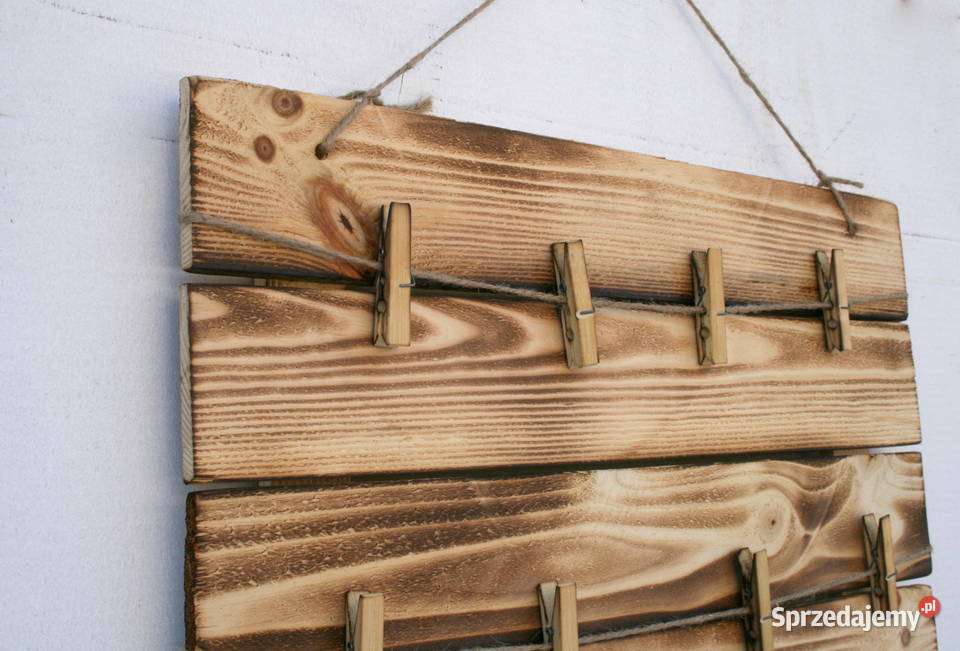 Tablica na zdjęcia drewniana rustykalna ramka Mielec