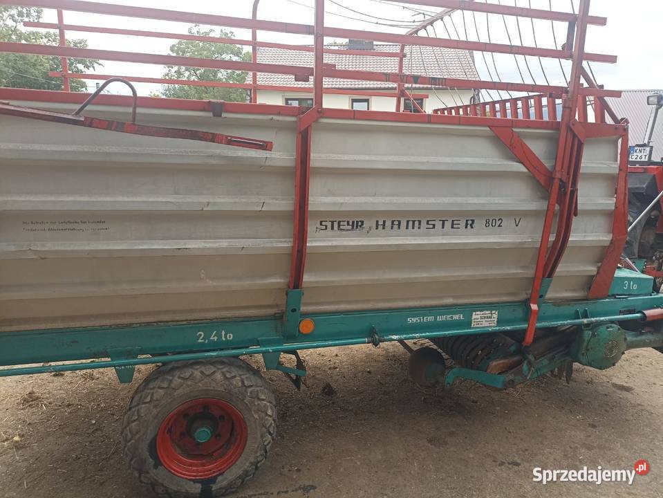 Przyczepa samozbierająca Steyr Hamster 802 V sprzedam
