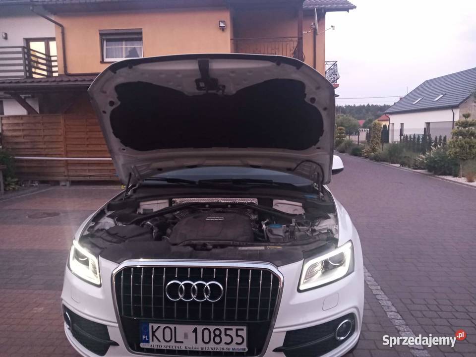 Audi Q5 1WłascicielSalon Polskabezwypadkowy Rok produkcji 2016 małopolskie