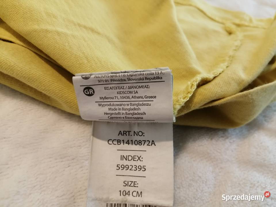 Koszulka krótki rękaw owady pająki 104 Smyk Czeladź