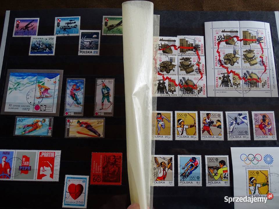 Sprzedam album polskich znaczków z lat 6474 Różan