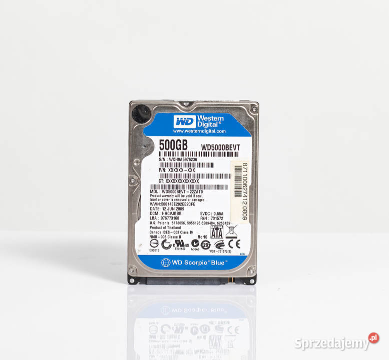 Dysk Western Digital 500 g 25 Legionowo