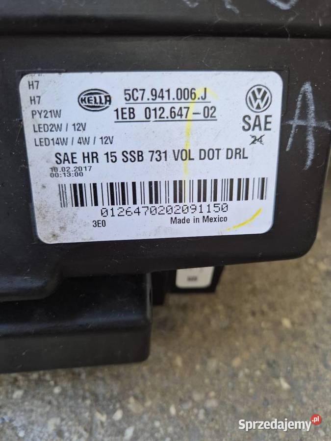 Lampa Vw Jetta 20102018r Krobusz