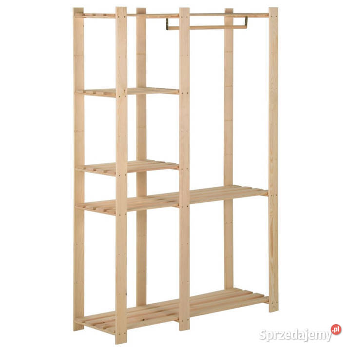 Wieszak na ubrania 110x38x170 lite drewno Warszawa