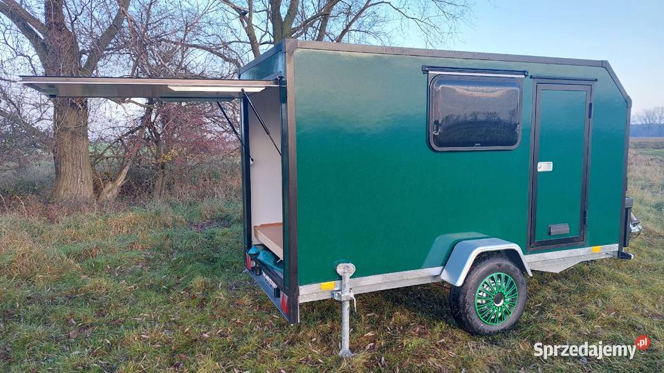 Przyczepa Kempingowo towarowa Wyprawowa Terenowa 300kg Kempingowe Leszno