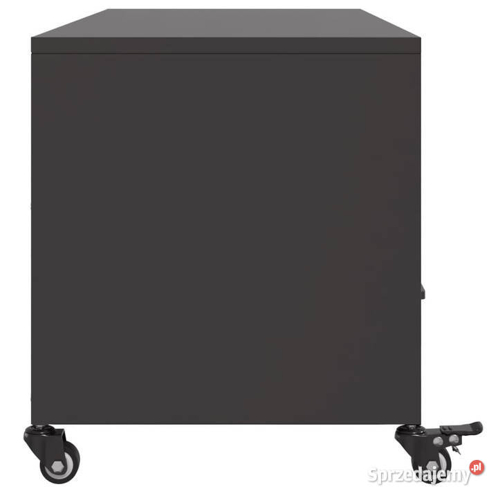 Szafka RTV czarna 1005x39x435 stal WM846692 Warszawa