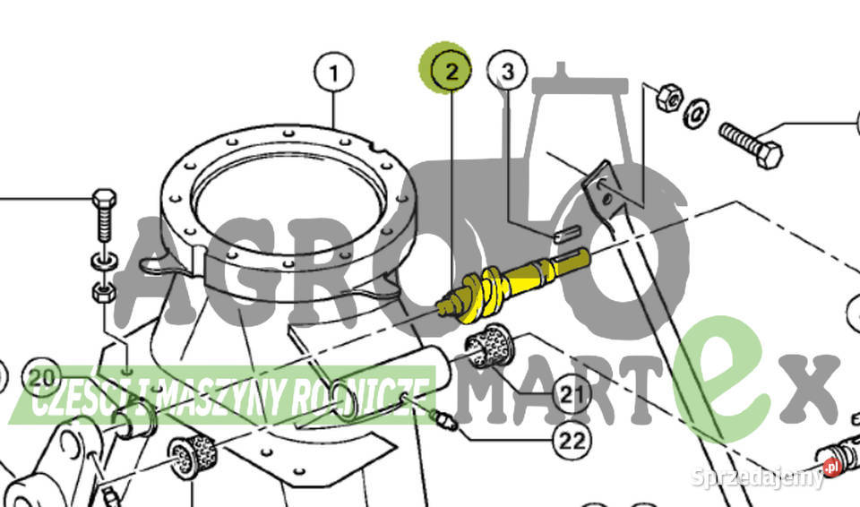 0000901260 00901260 0901260 901260 WAŁEK ŚLIMAKA nieuszkodzony Części zamienne dolnośląskie Wichrów