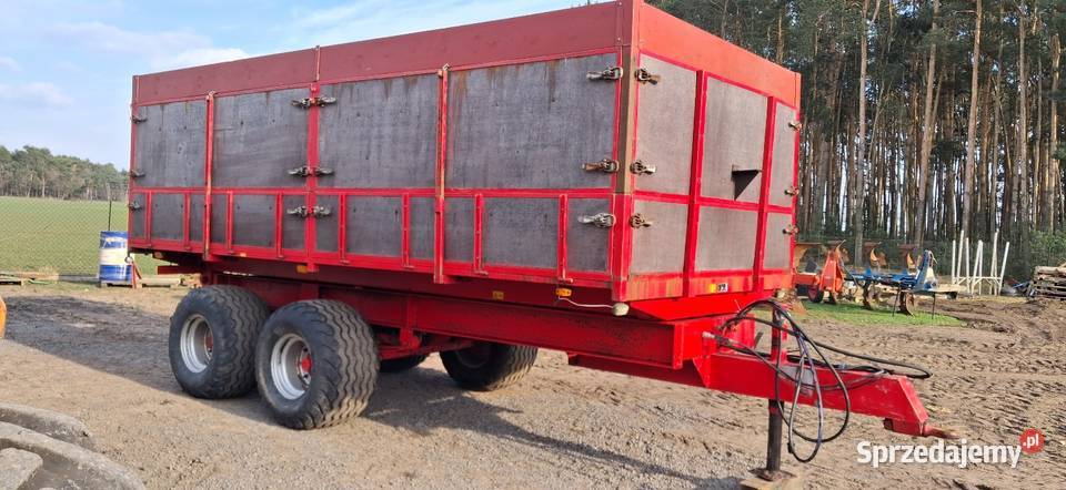 Przyczepa Krone 14 t wywrotka tandem łódzkie Wieruszów sprzedam