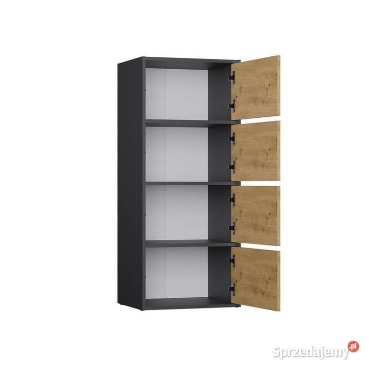 Komoda ALMA ANTRACYT DĄB ARTISAN