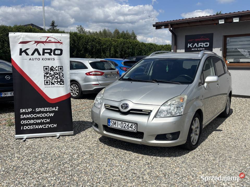 Toyota Corolla Verso 2008r Gwarancja Paniówki
