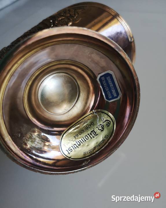 Cukiernica Węglarka plater pozłacana Toruń