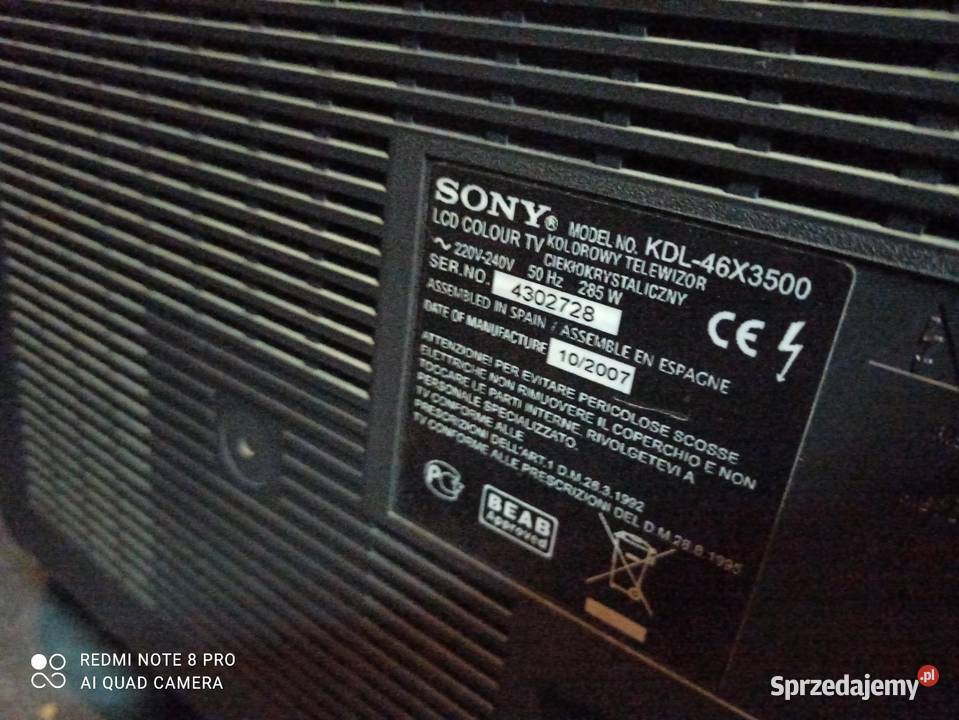 Telewizor Sony Bravia 46 Telewizory